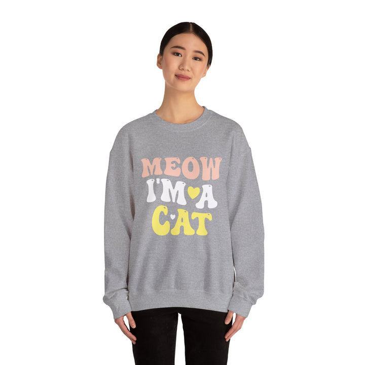 Meow I'm A Cat Unisex Crewneck Sweatshirt