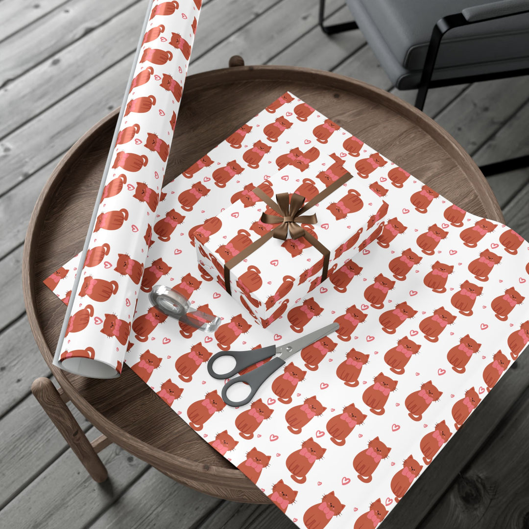 Bow Tie Cat Gift Wrap