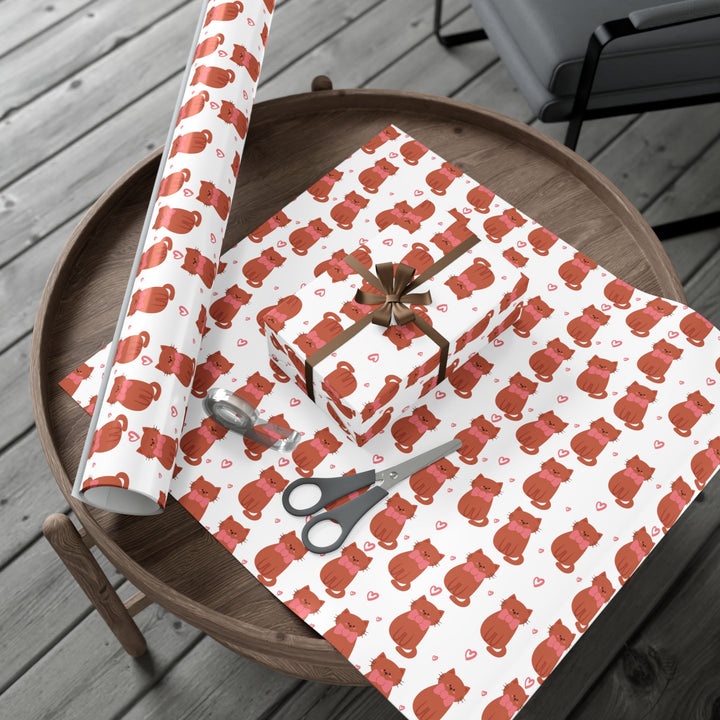 Bow Tie Cat Gift Wrap