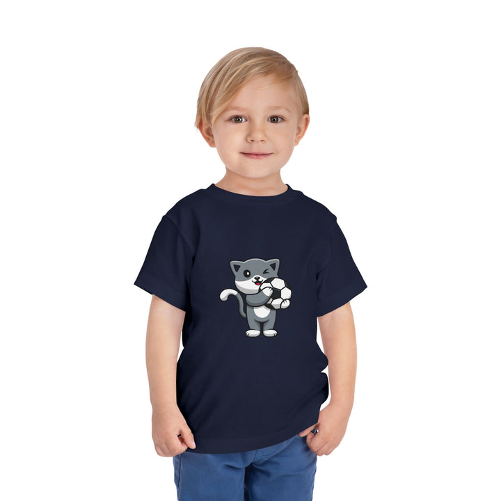 Soccer Cat Toddler Tee