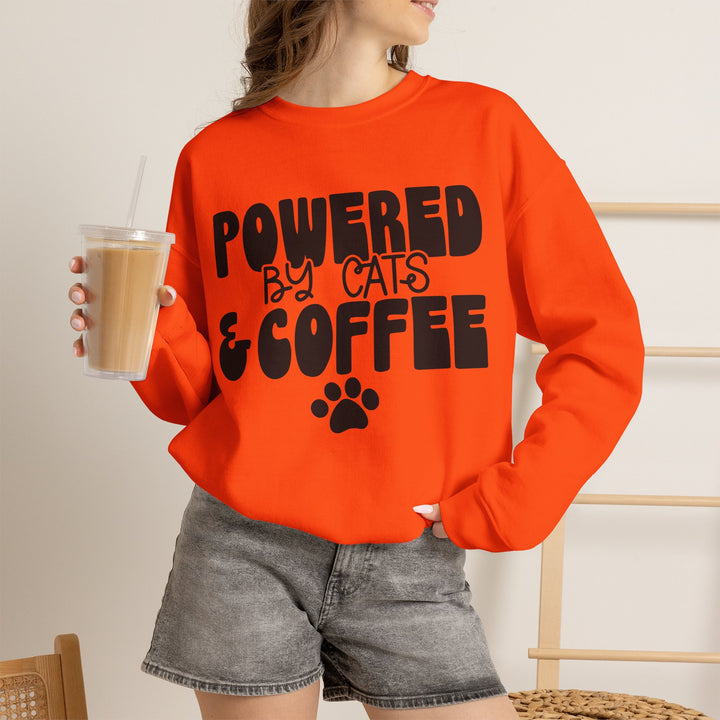 Cats and Coffee Crewneck Sweatshirt