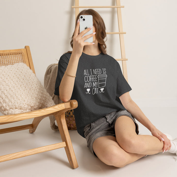 Coffee and My Cat Cotton Tee