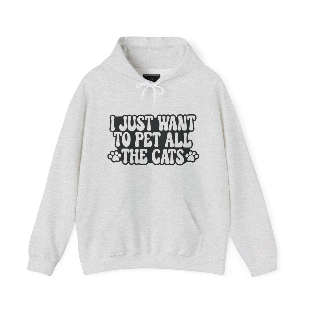 Pet All The Cats Hooded Sweatshirt
