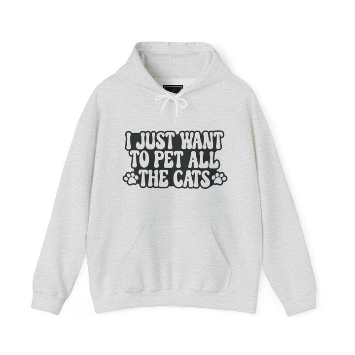 Pet All The Cats Hooded Sweatshirt