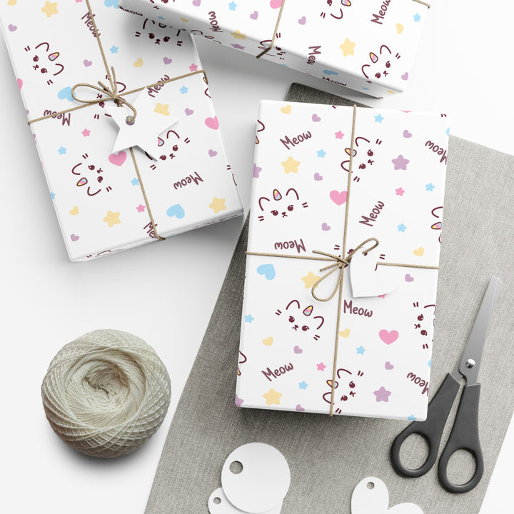 Unicorn Kitten Gift Wrap