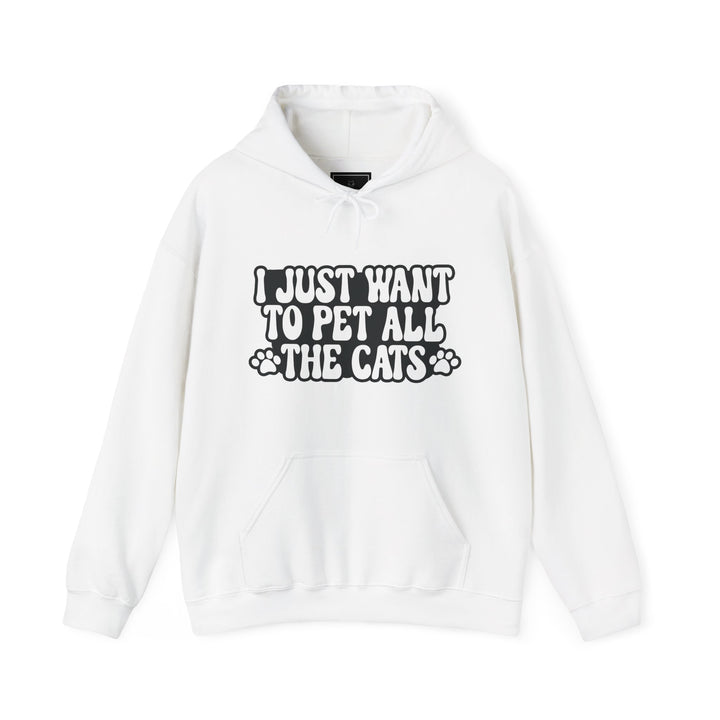 Pet All The Cats Hooded Sweatshirt