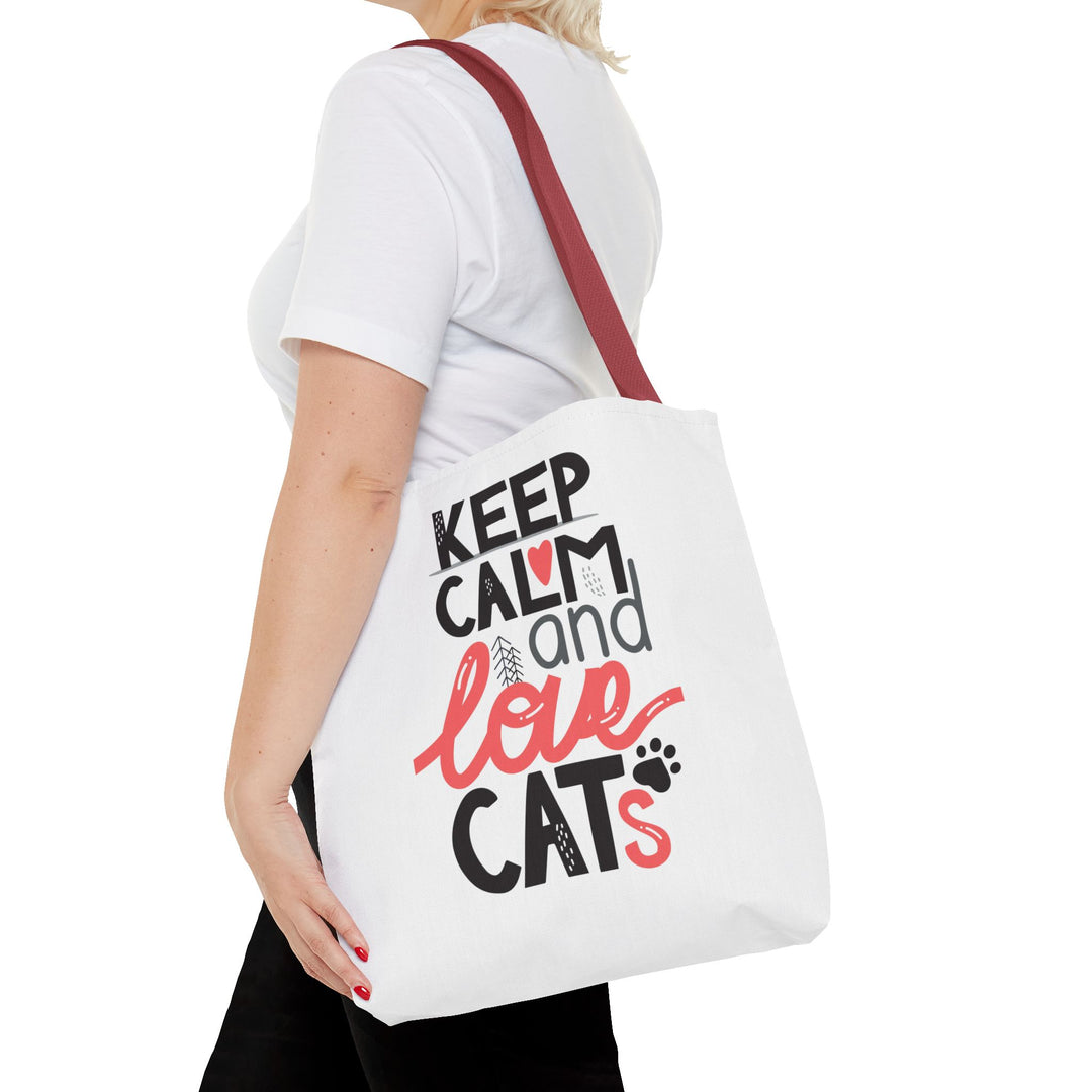 Keep Calm Love Cats Tote Bag