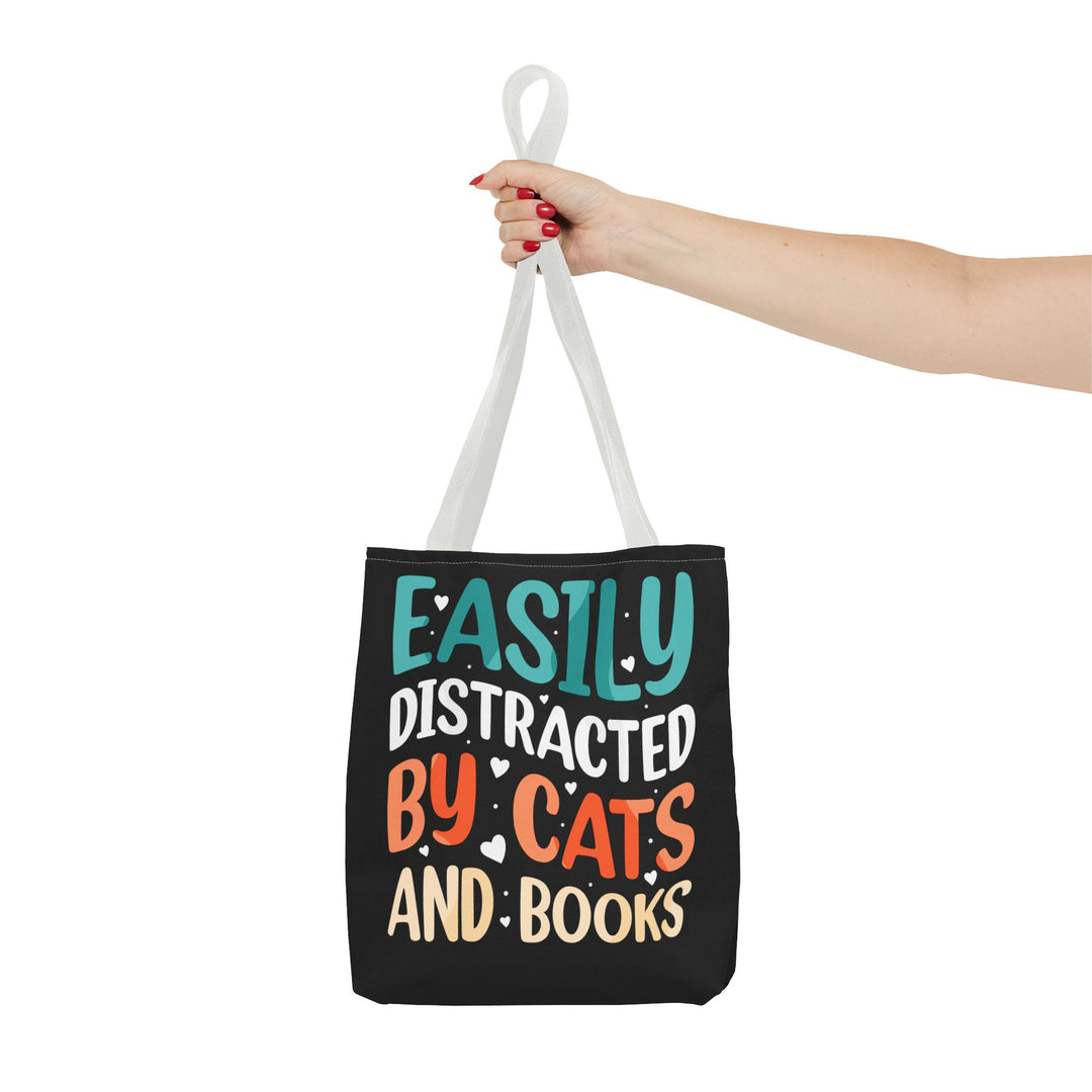 Cats and Books Tote Bag