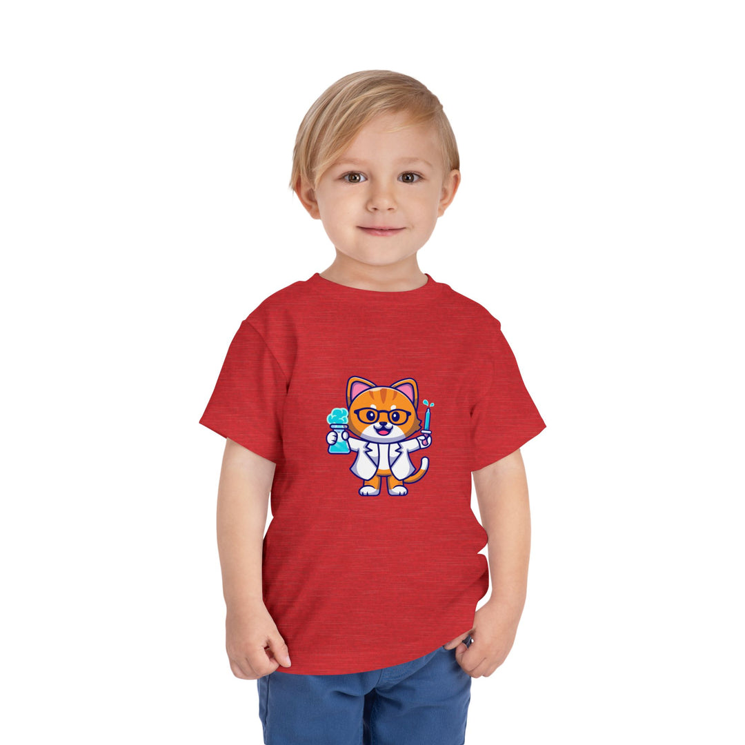 Scientist Kitty Toddler Tee