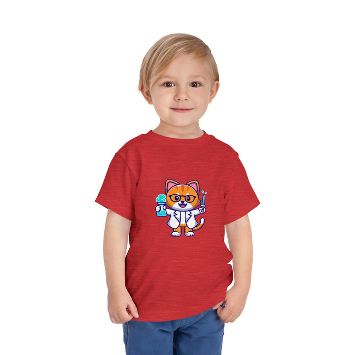 Scientist Kitty Toddler Tee