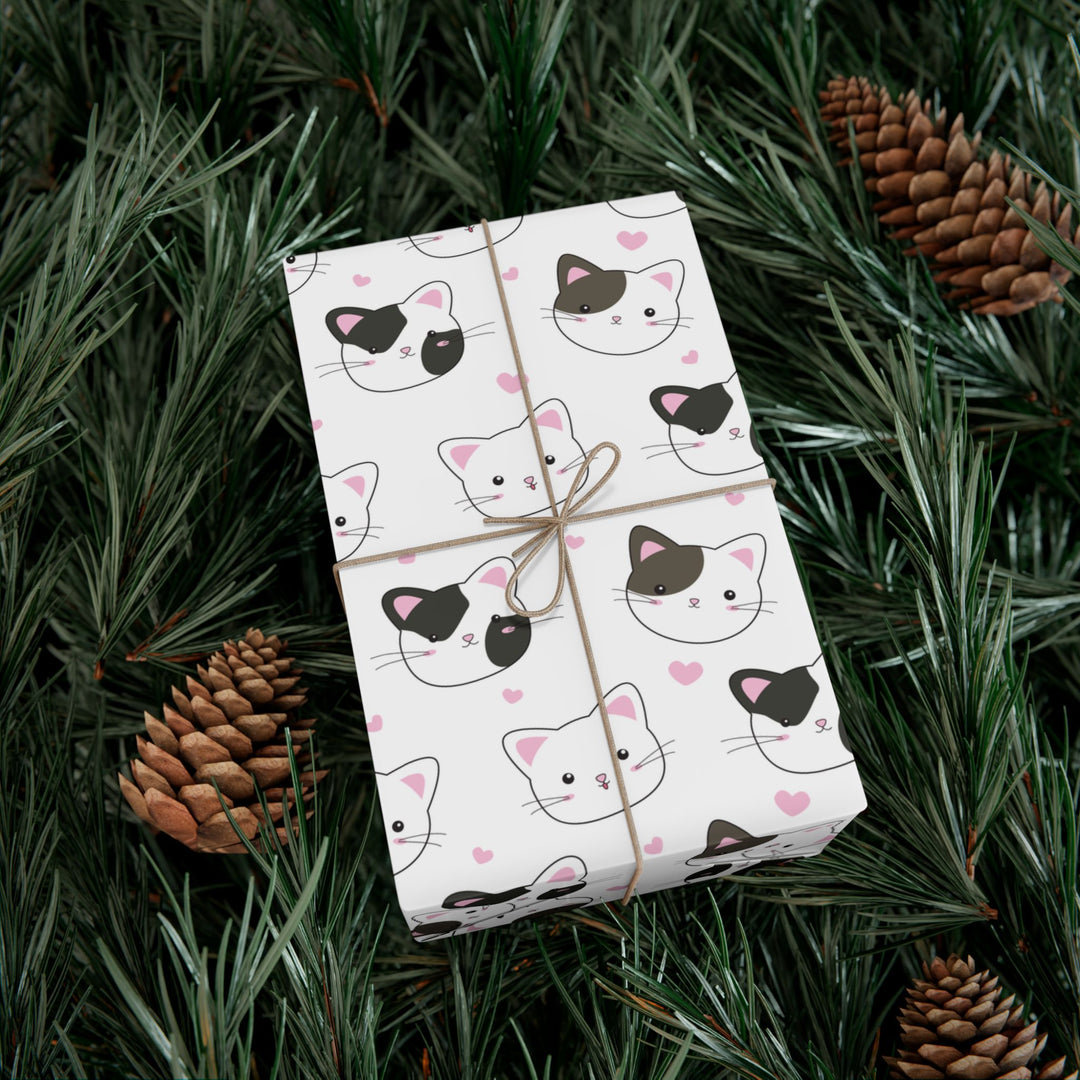 Lovey-Dovey Kitty Gift Wrap