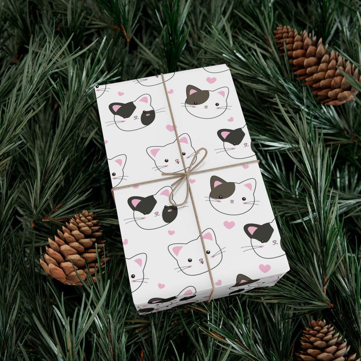 Lovey-Dovey Kitty Gift Wrap