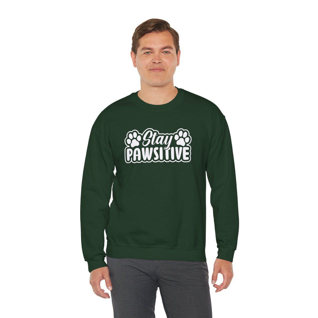 Stay Pawsitive Crewneck Sweatshirt