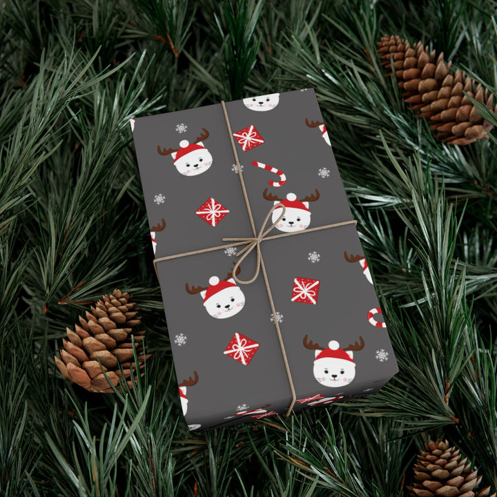 Reindeer Cat Gift Wrap