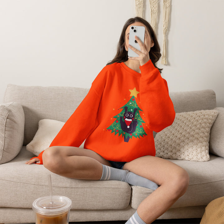 Tree Climbing Kitty Crewneck Sweatshirt