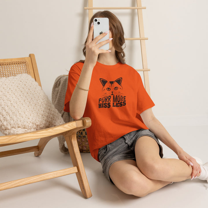 Purr More Hiss Less Cotton Tee