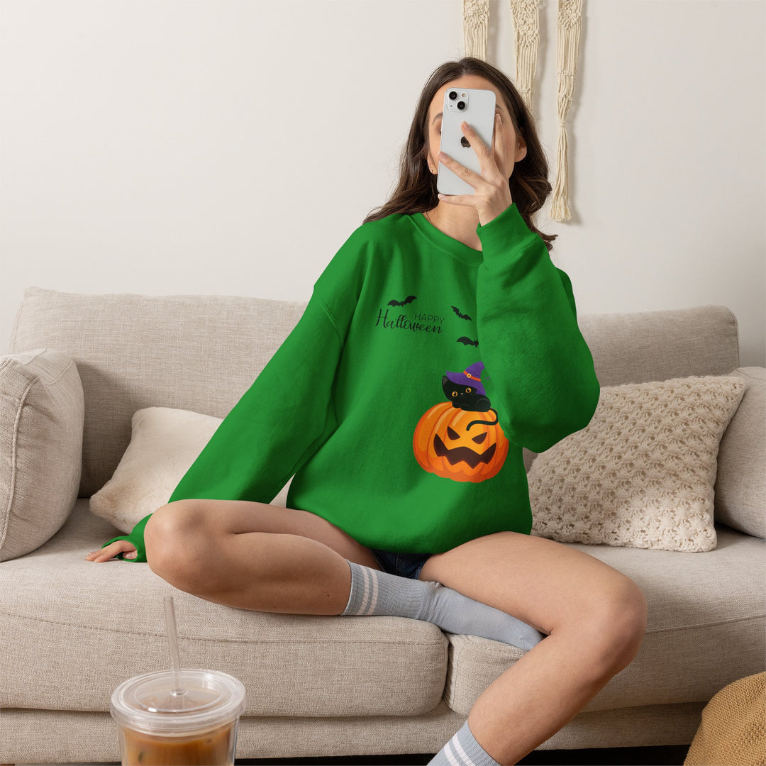 Cat-O-Lantern Crewneck Sweatshirt