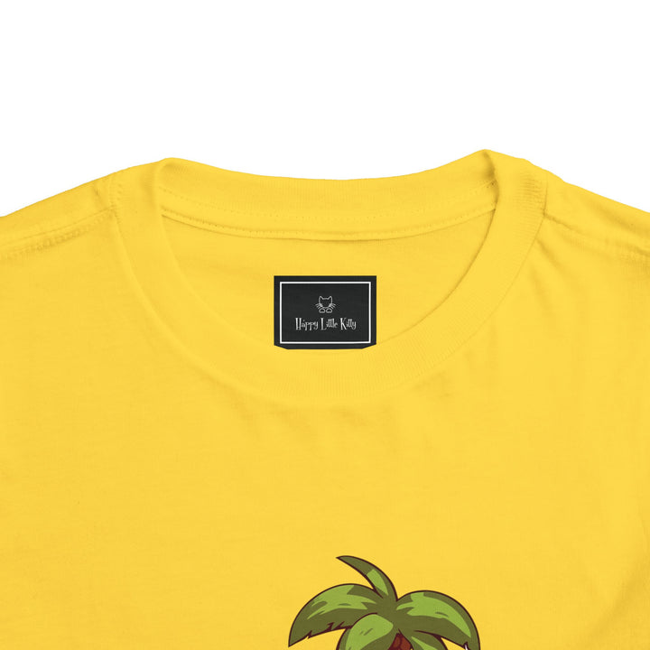 Tropical Cat Toddler Tee