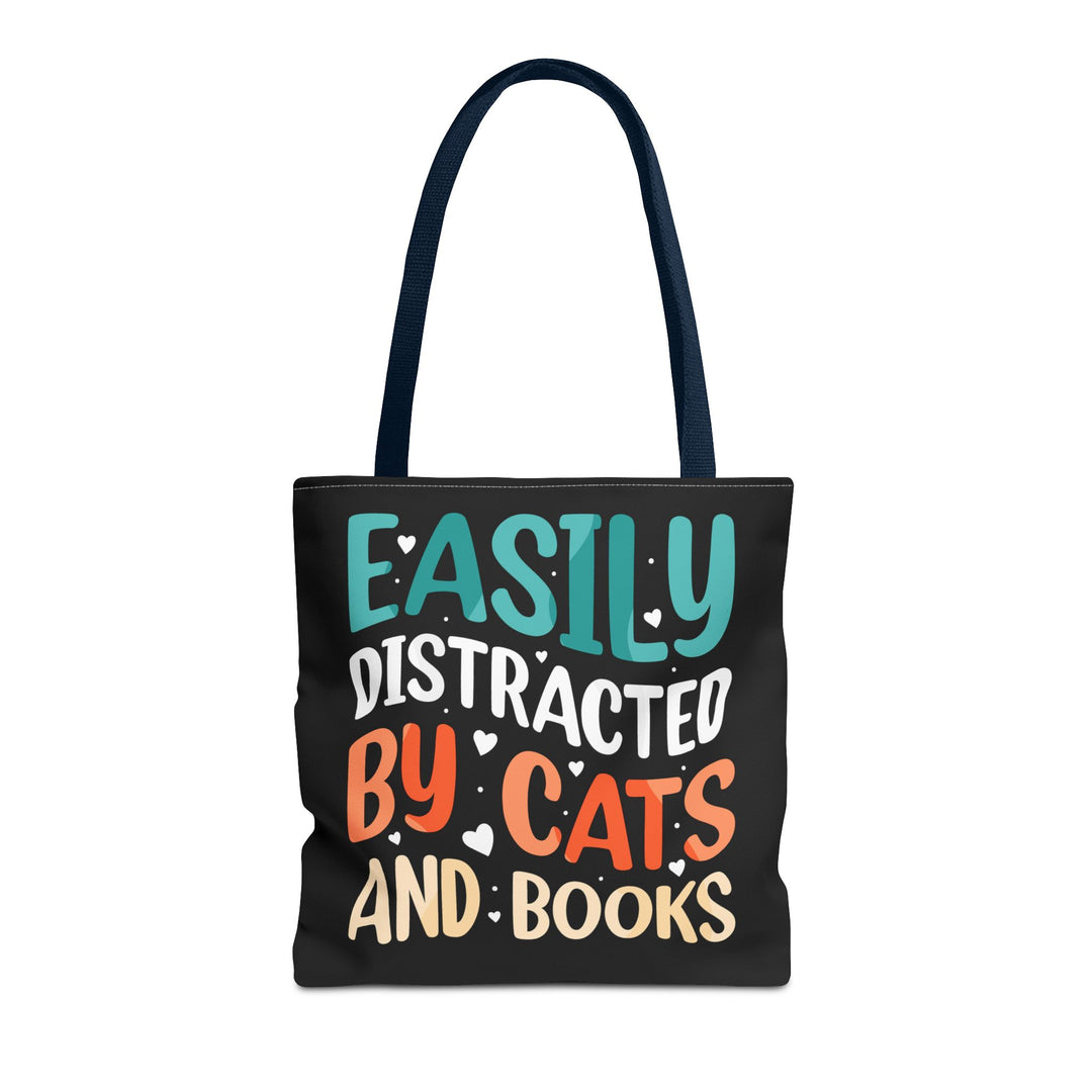 Cats and Books Tote Bag