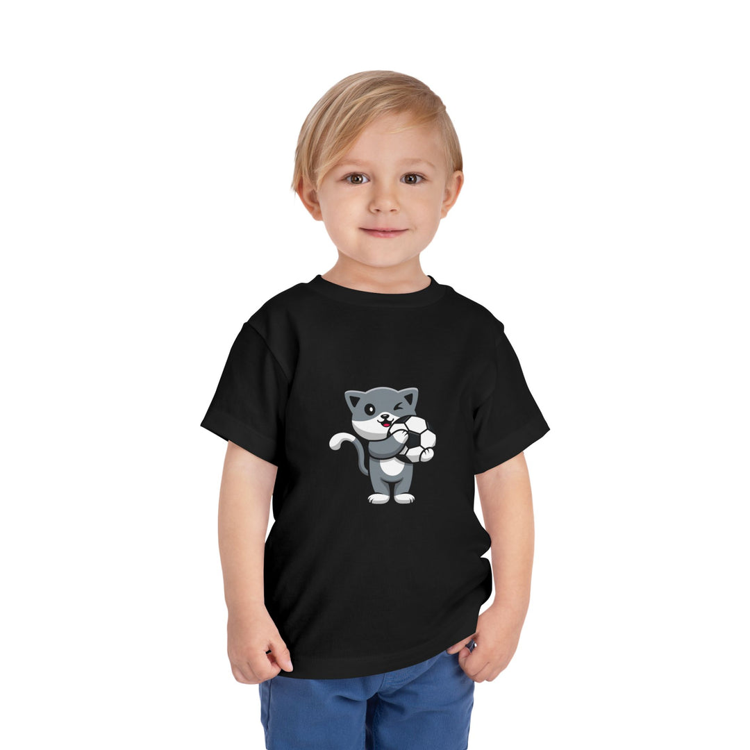 Soccer Cat Toddler Tee
