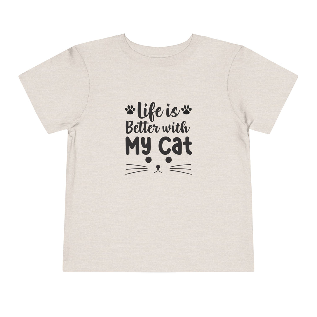 Better With My Cat Toddler Tee