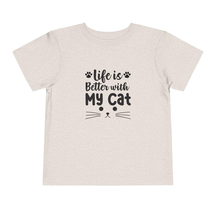 Better With My Cat Toddler Tee