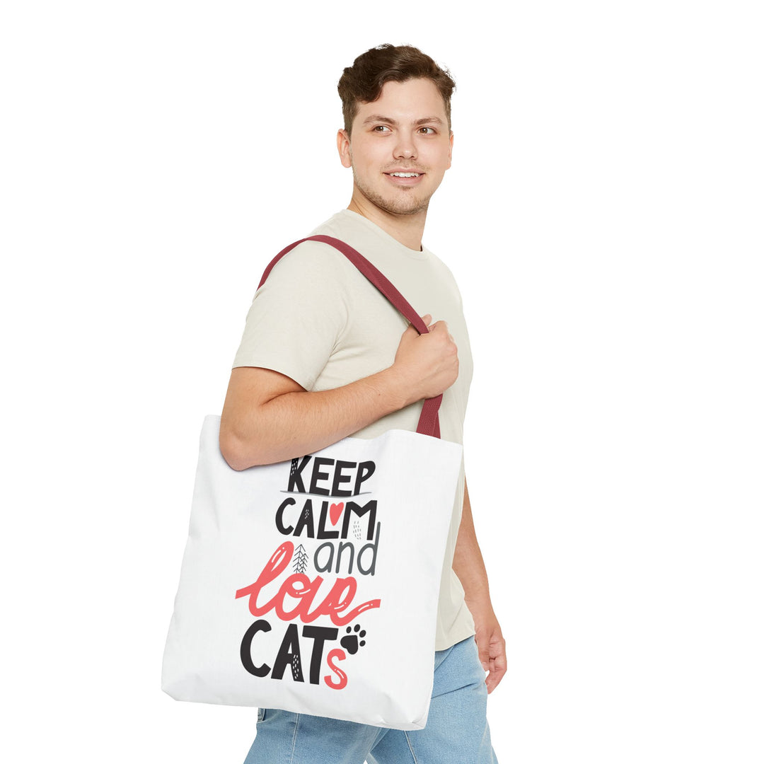 Keep Calm Love Cats Tote Bag