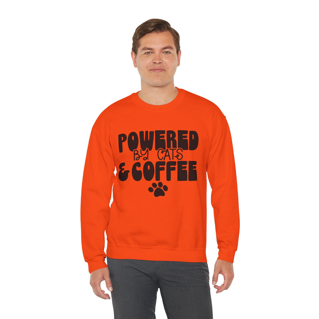 Cats and Coffee Crewneck Sweatshirt