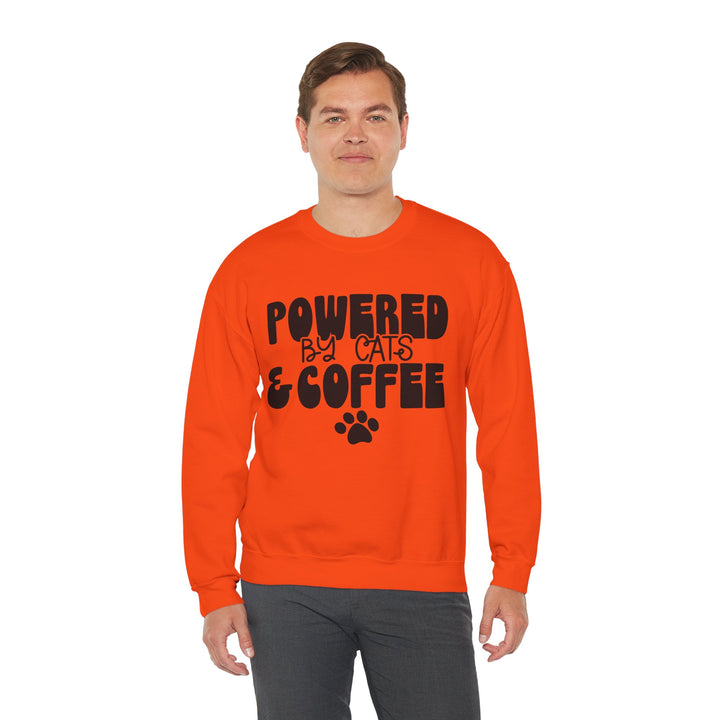 Cats and Coffee Crewneck Sweatshirt