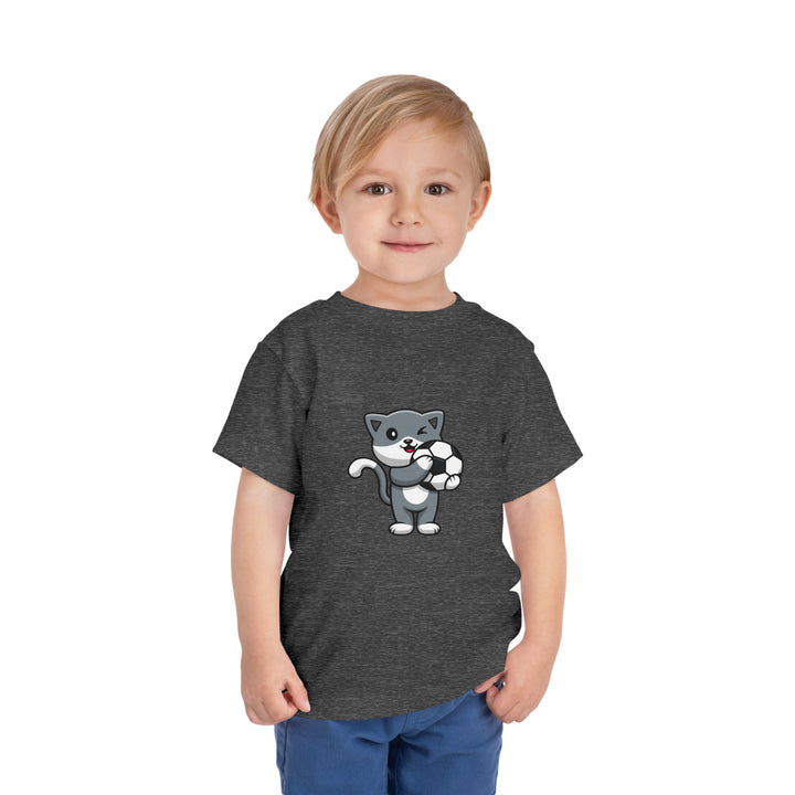 Soccer Cat Toddler Tee