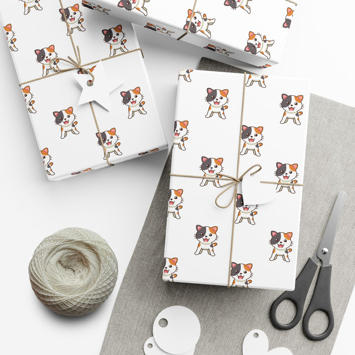 Calico Cat Gift Wrap