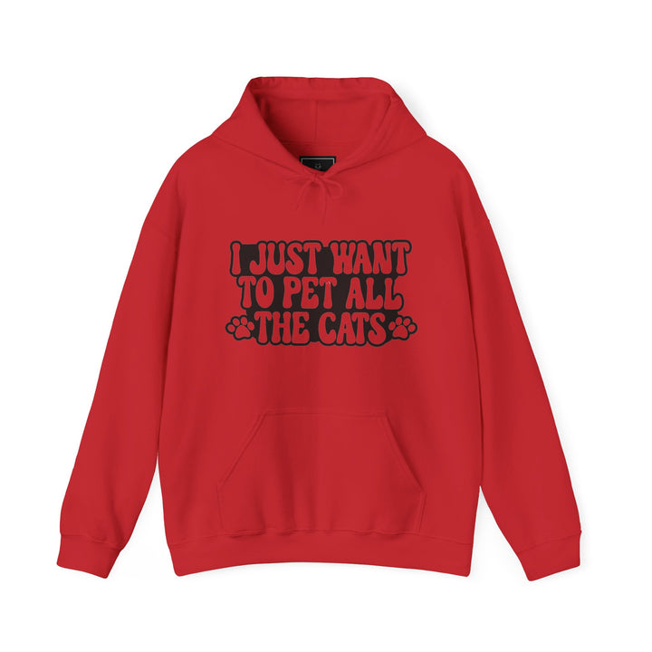 Pet All The Cats Hooded Sweatshirt