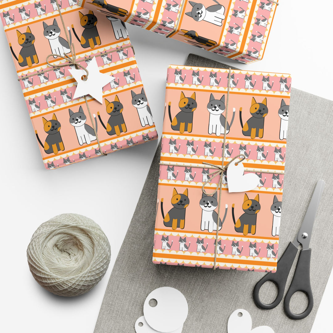 Hieroglyphics Cat Gift Wrap