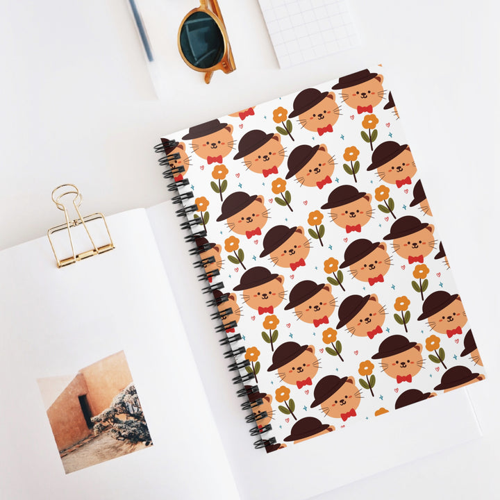 Posh Cat Spiral Notebook