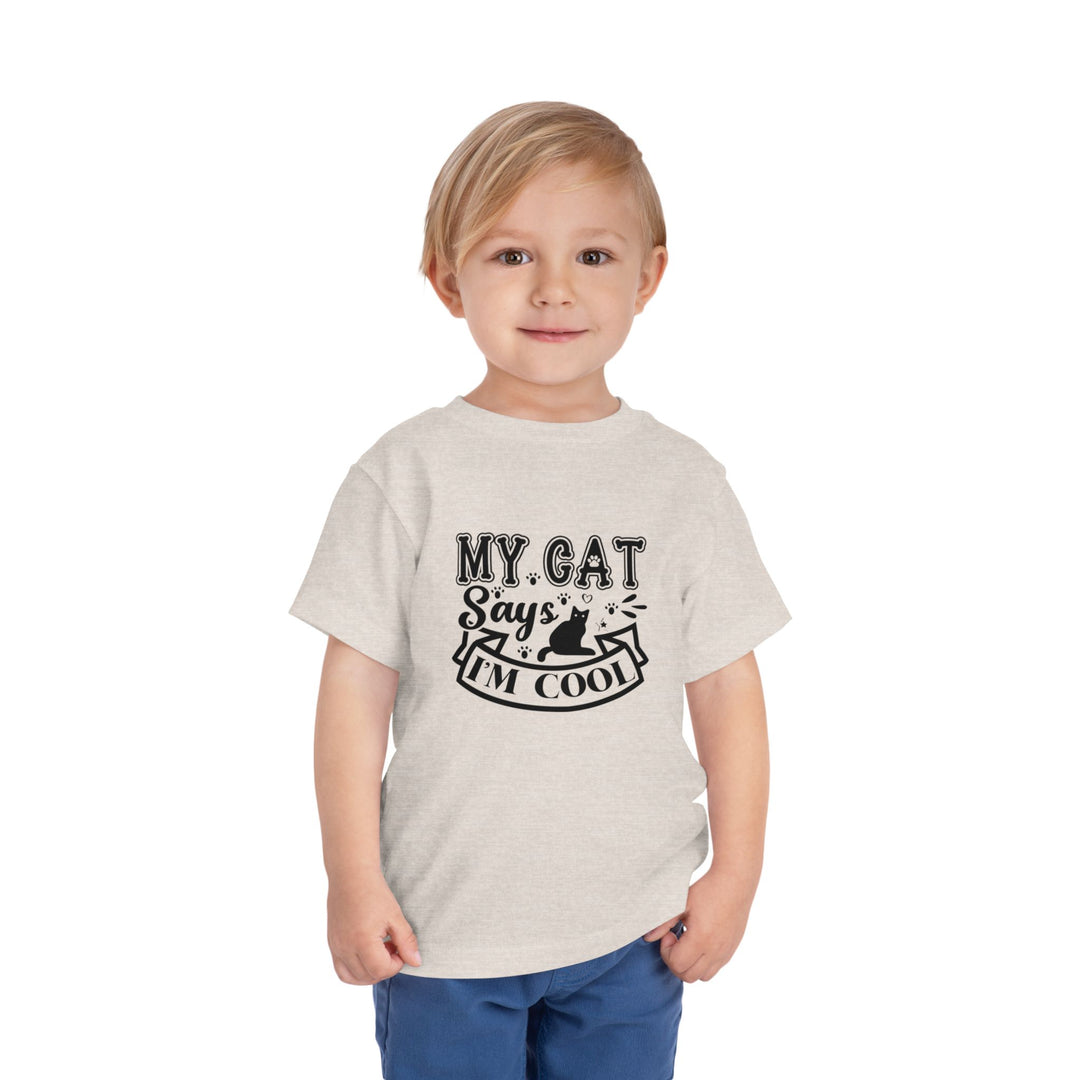 My Cat Says I'm Cool Toddler Tee