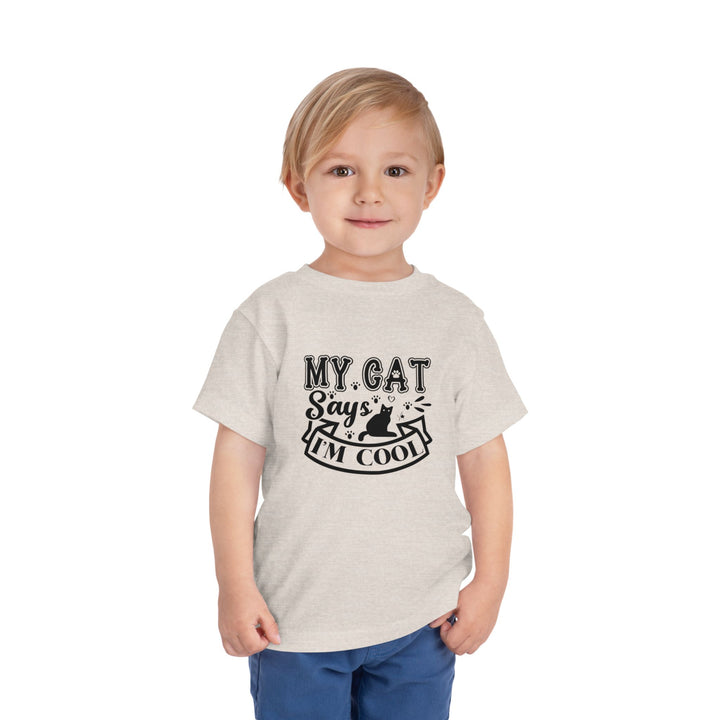 My Cat Says I'm Cool Toddler Tee