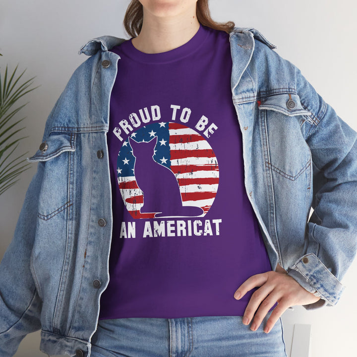 Proud to Be An Americat Cotton Tee