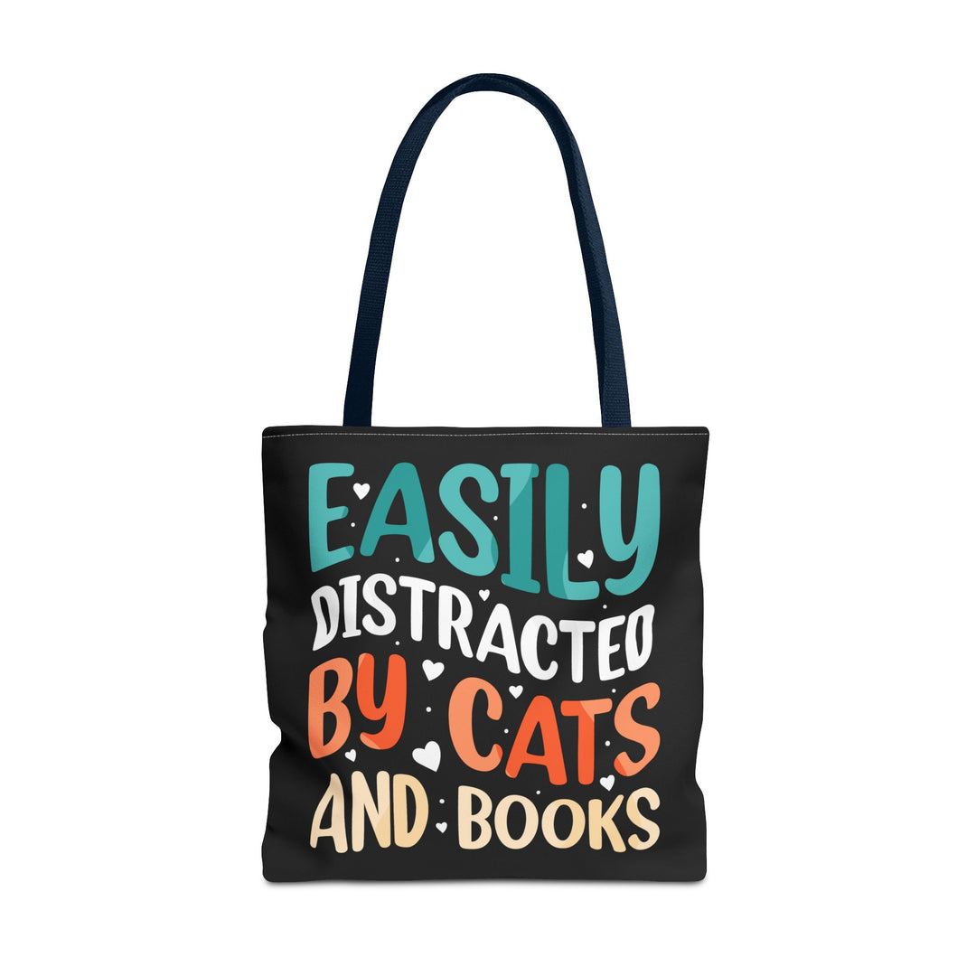 Cats and Books Tote Bag
