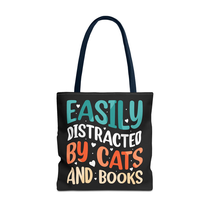 Cats and Books Tote Bag