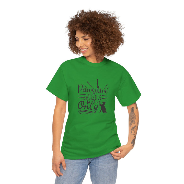 Pawsitive Vibes Cotton Tee