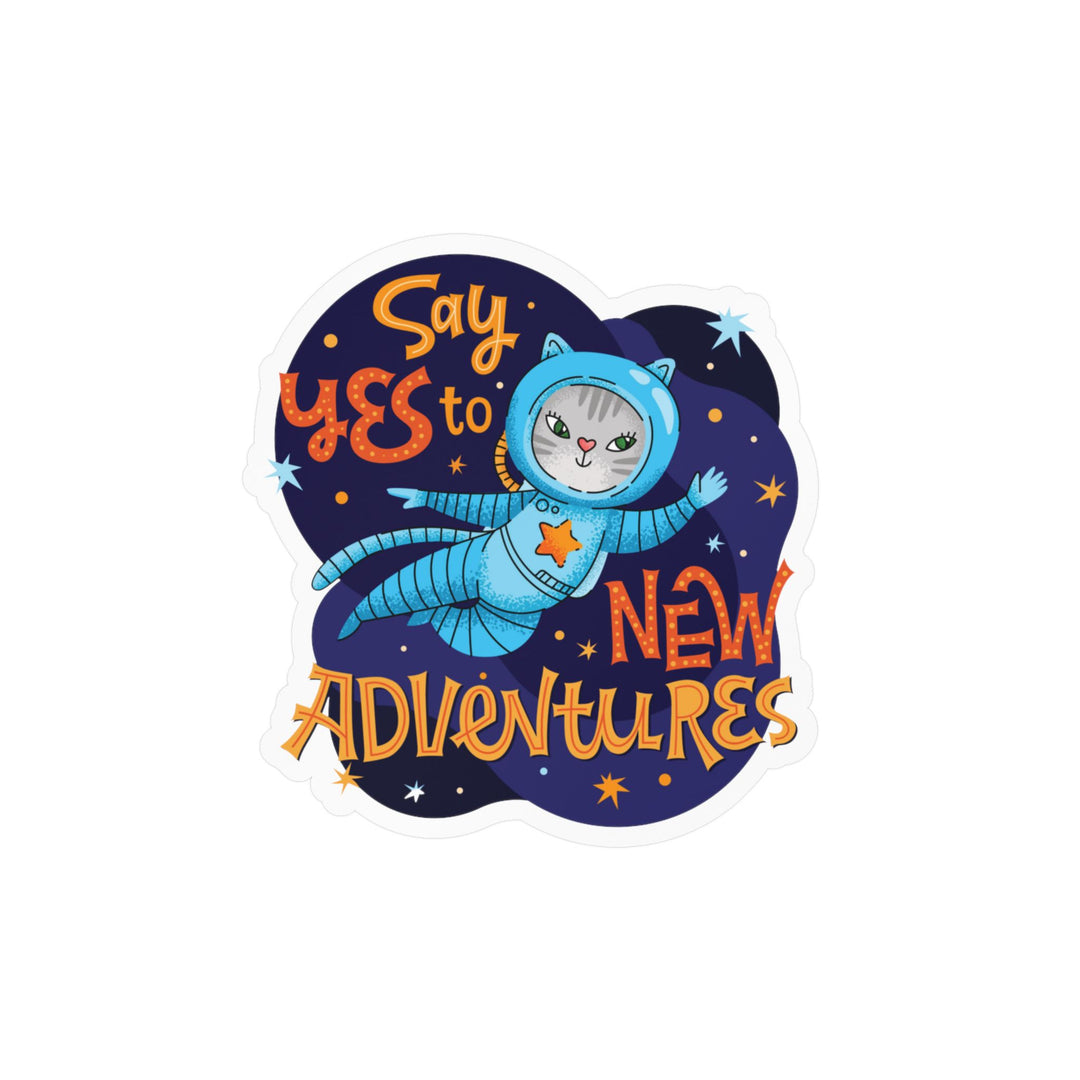 Adventure Kitty Sticker