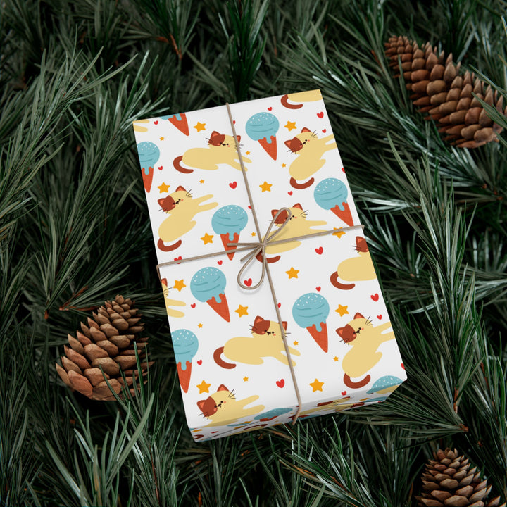 Sweet Treat Kitty Gift Wrap