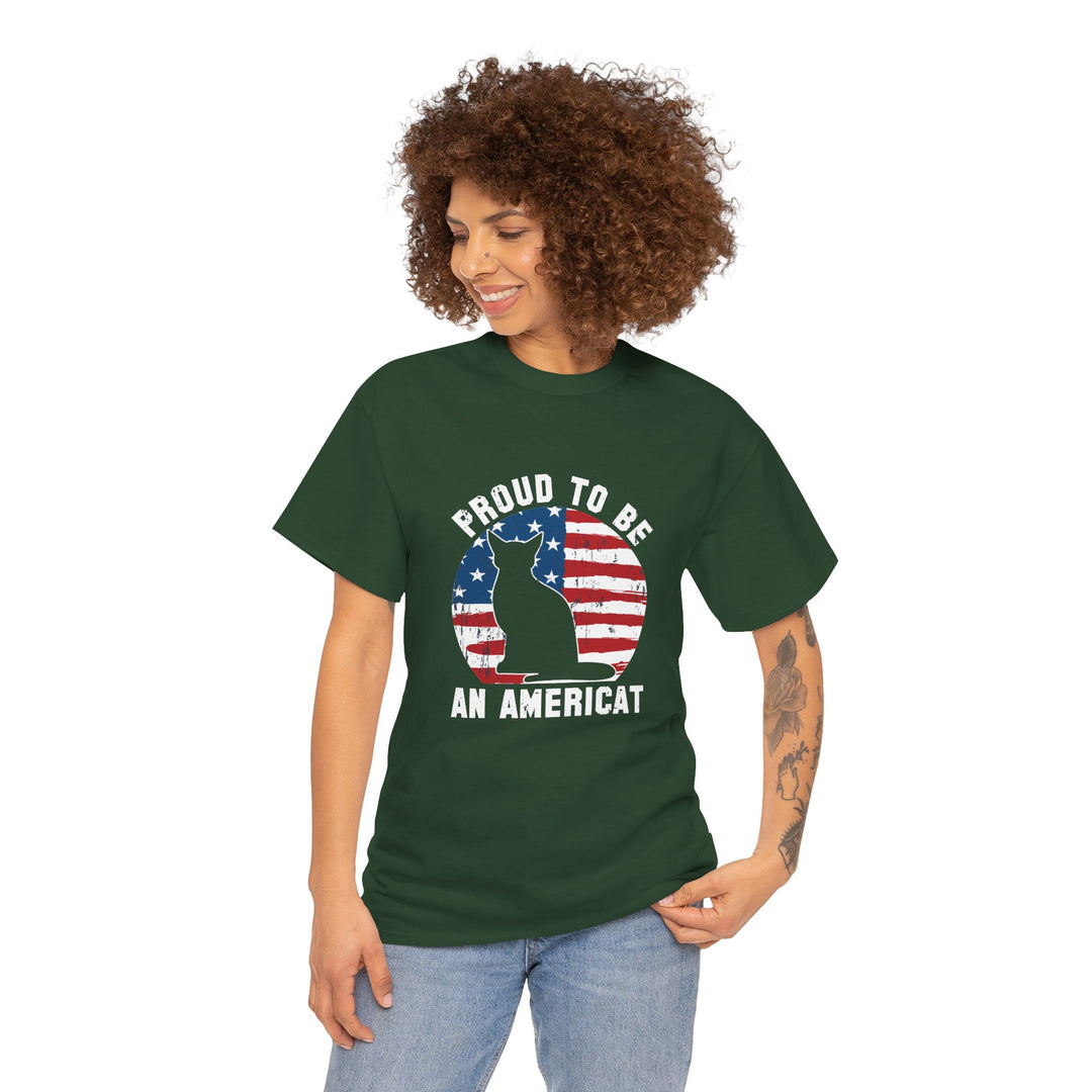 Proud to Be An Americat Cotton Tee