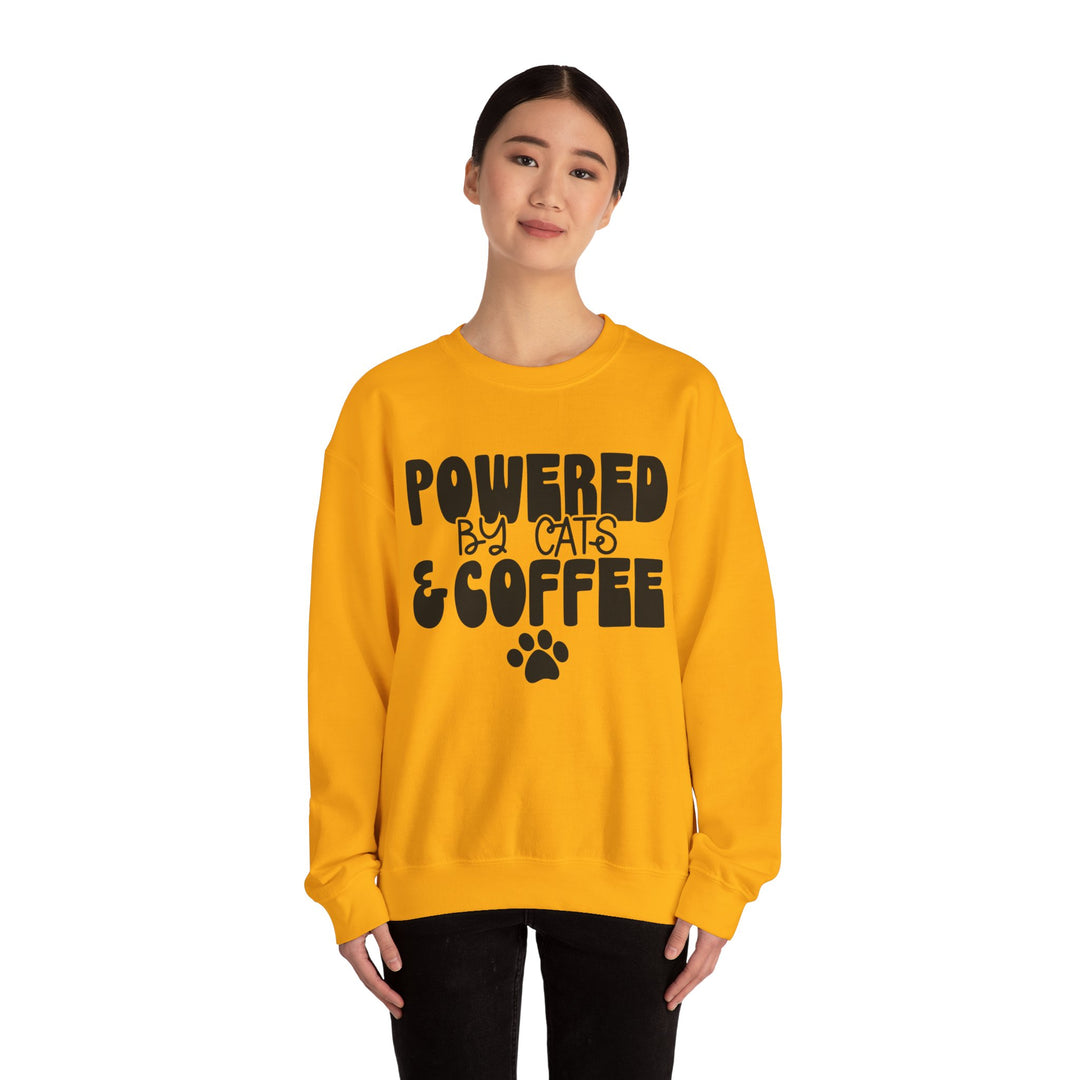 Cats and Coffee Crewneck Sweatshirt