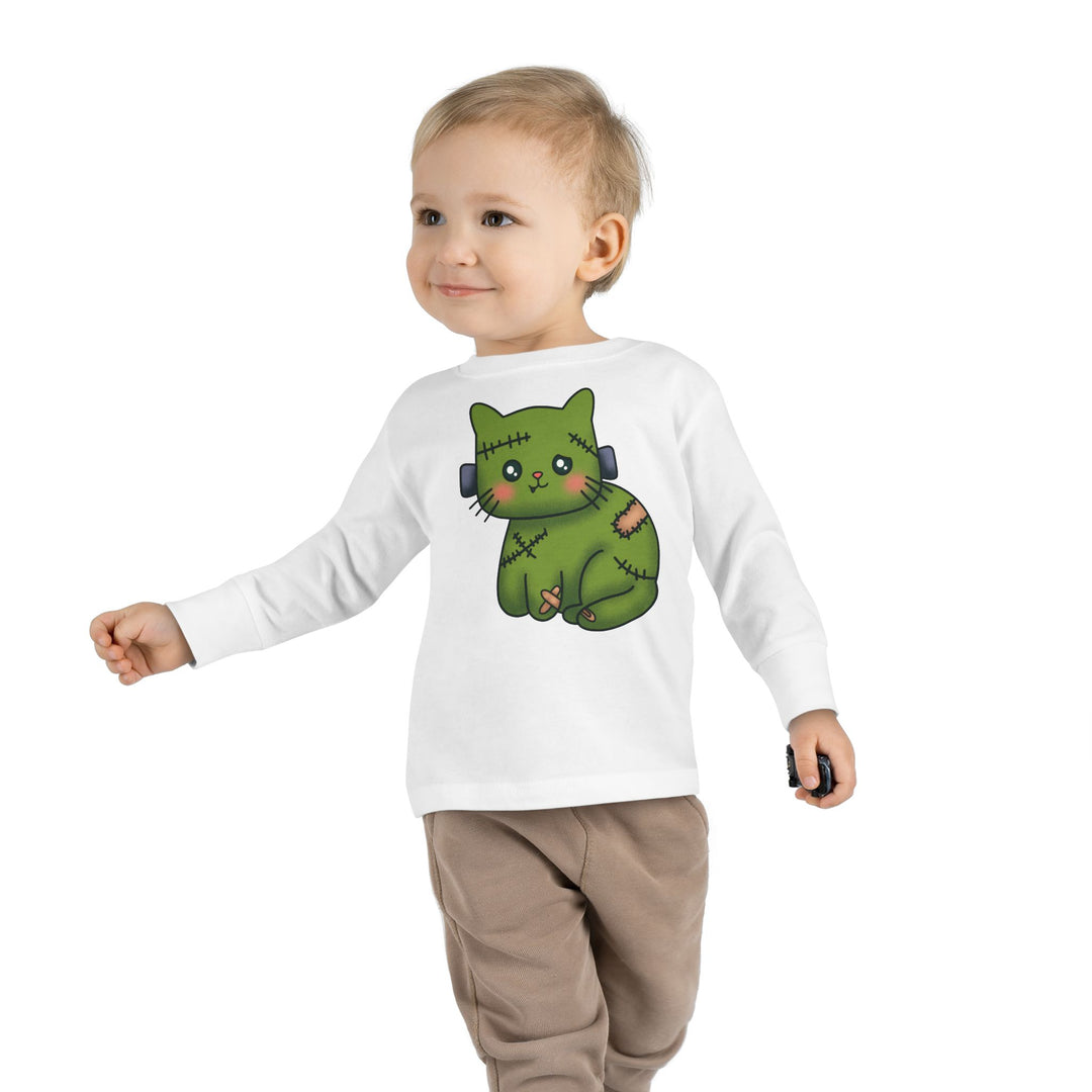 Frankenkitty Toddler Long Sleeve Tee