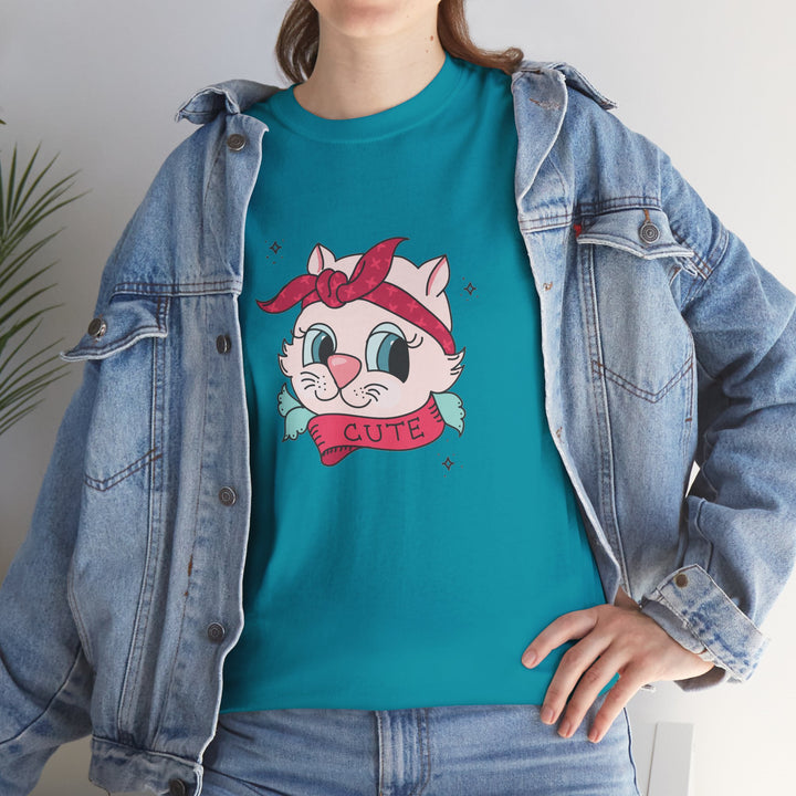Tattoo Cat Cotton Tee