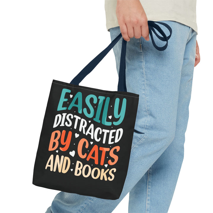 Cats and Books Tote Bag