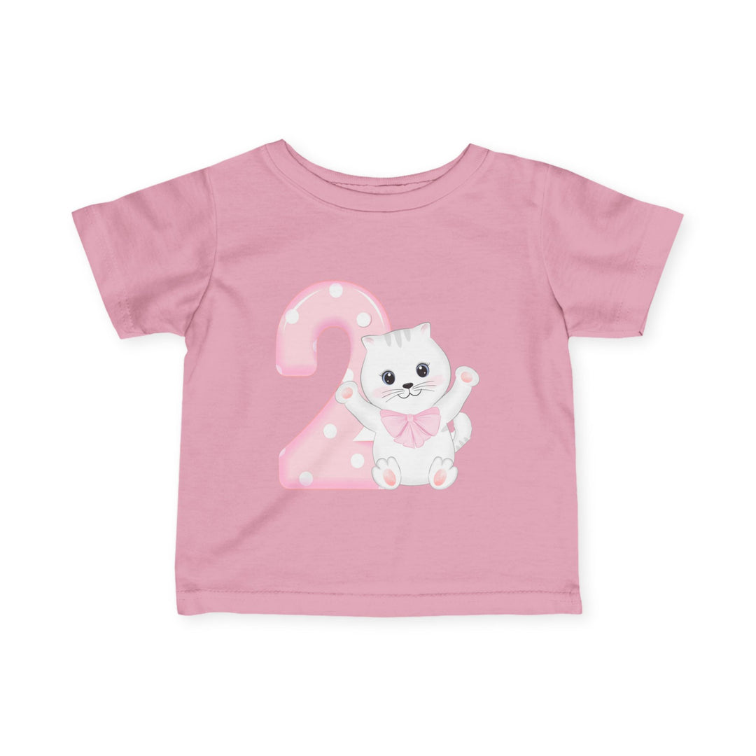 Happy 2nd Birthday Cat Infant Fine Jersey Tee