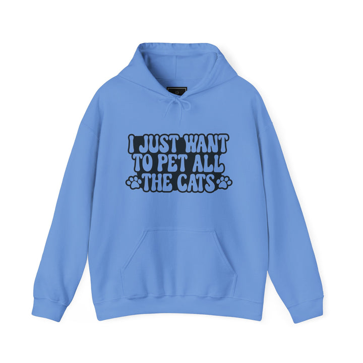 Pet All The Cats Hooded Sweatshirt