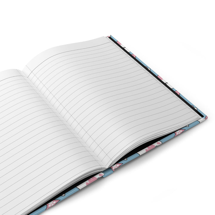 Cats and Pearls Hardcover Journal